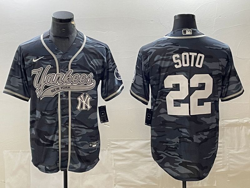 Men New York Yankees #22 Soto Camo Nike Game MLB Jersey style 3->new york yankees->MLB Jersey
